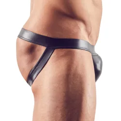 Svenjoyment Jockstrap MUNIX Imitation Vinyle Noir